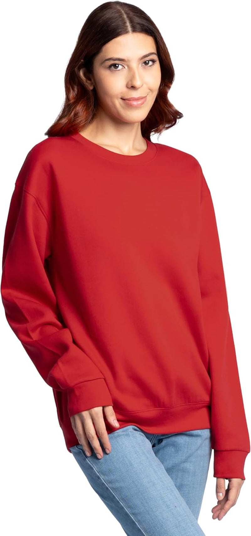 Men'S Eversoft Fleece Crewneck Sweatshirts, Moisture Wicking & Breathable, Sizes S-4X